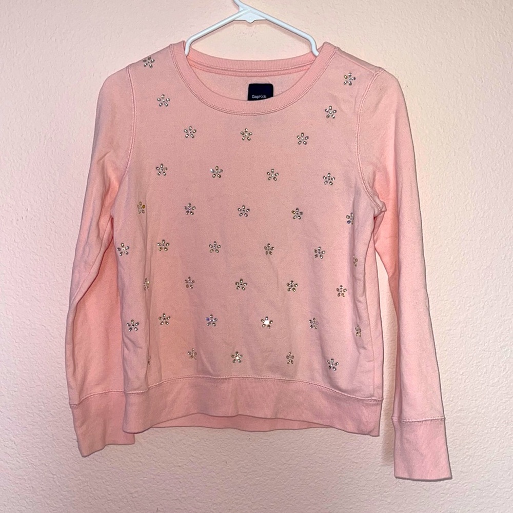 Girls pink sweatshirt